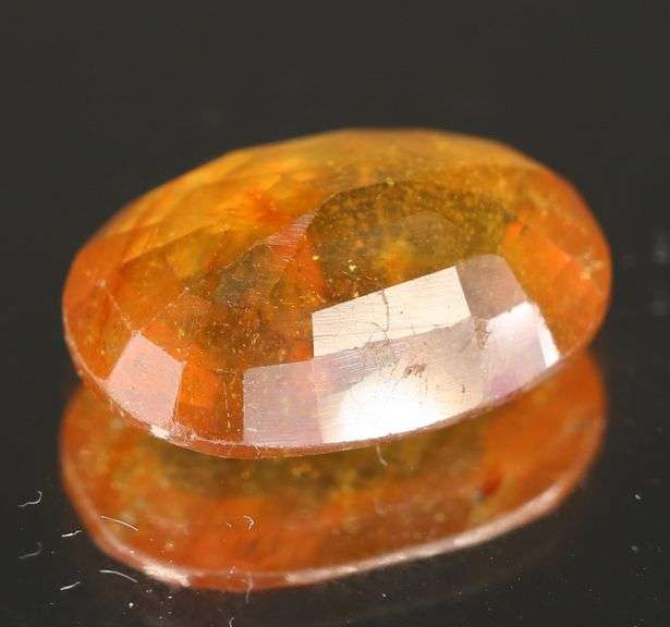 Stunning 5.21ct orange Mozambique Sapphire