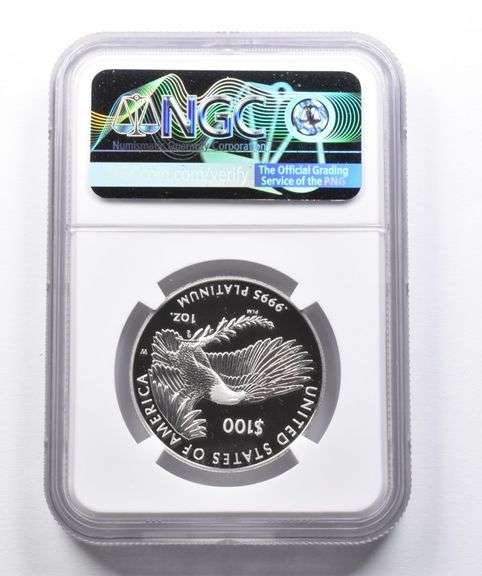 PF70 2021-W $100 American Platinum Eagle 2022 DC Mint HQ Reopening NGC
