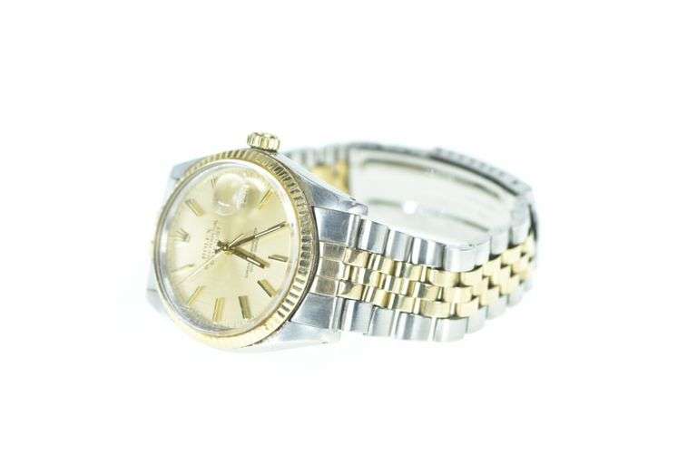 18k Gold Rolex Datejust 36mm Model 16013 Men's Watch