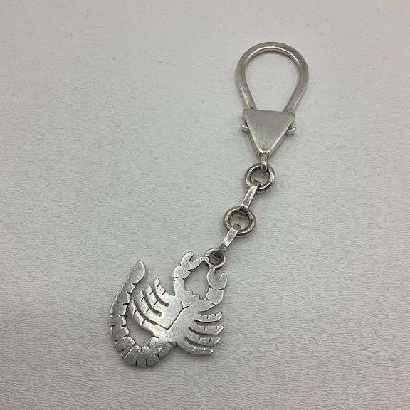 32.1g .925 Sterling Silver Scorpion Keychain