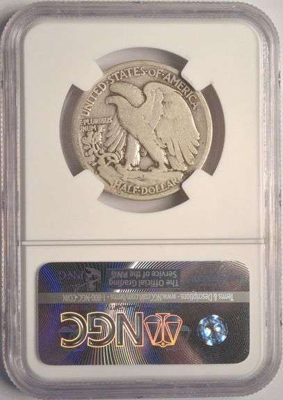1918-S Walking Liberty Half Dollar Stack's W 57th St Collection NGC Genuine