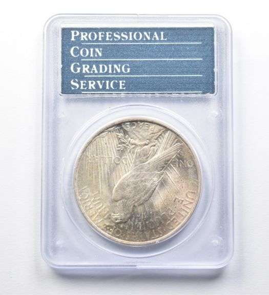 1922 Peace Silver Dollar MS64 PCGS Rattler