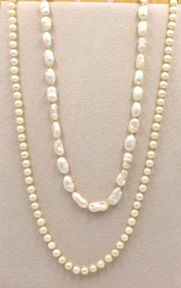 2 Pearl necklace