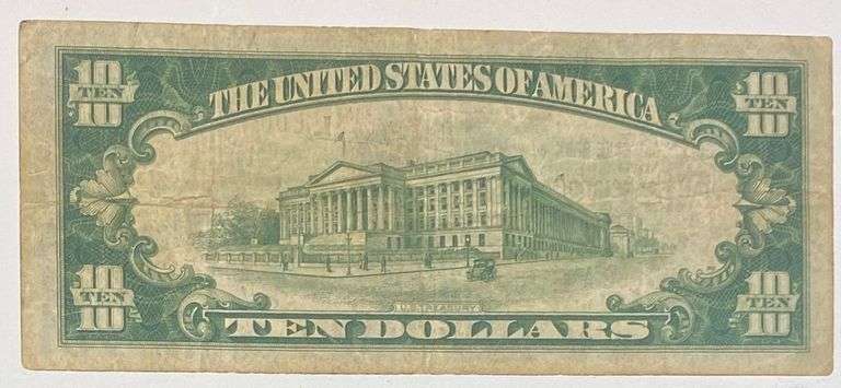 $10 San Francisco 1929 Series National Currency Note