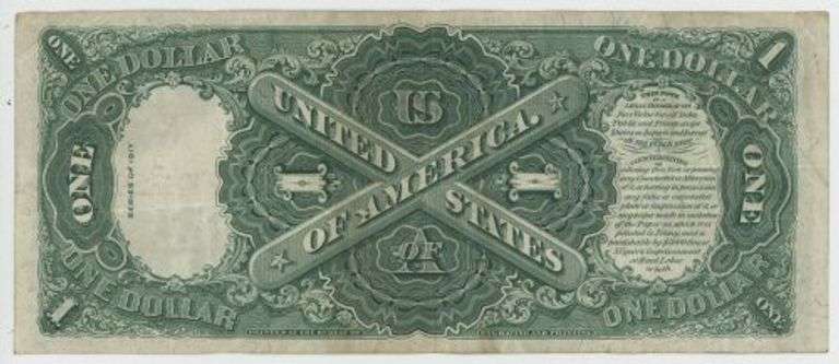 Desirable 1917 Series Large Size $1 Legal Tender note