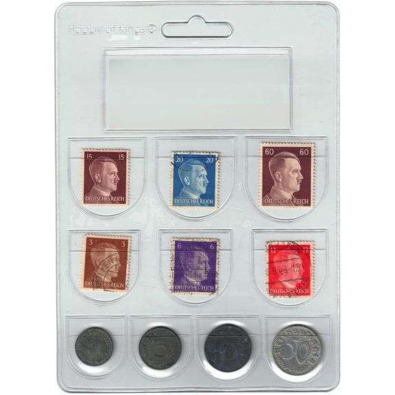 WWII German Coin and Stamp Collection