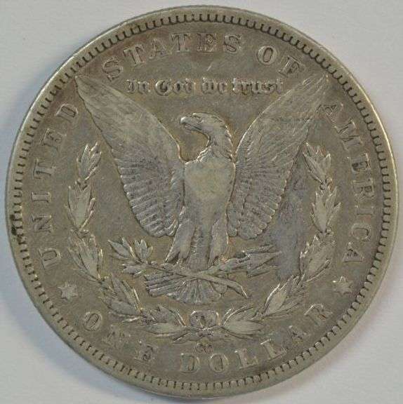 RARE XF 1892-CC MORGAN SILVER DOLLAR. KEY DATE CARSON CITY