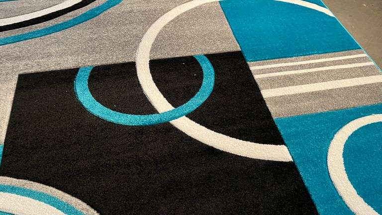 Exquisite Modern Carved Rug 6x8