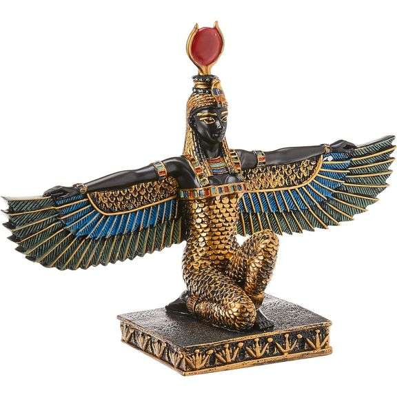 Egyptian Isis Goddess Figurine