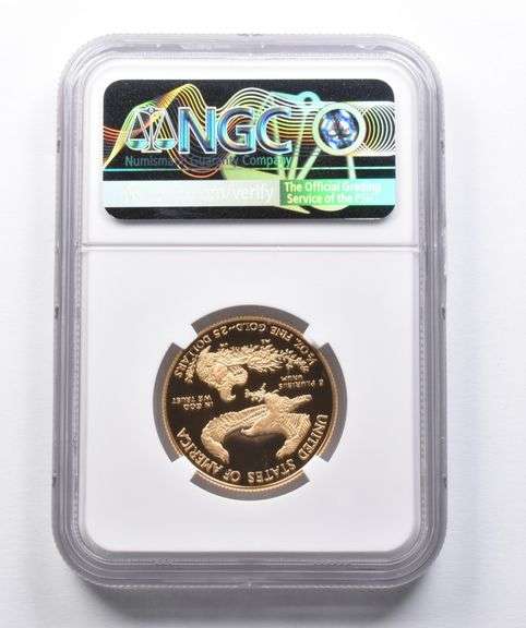 PF69 2021-W $25 American Gold Eagle T-1 2022 DC Mint HQ NGC