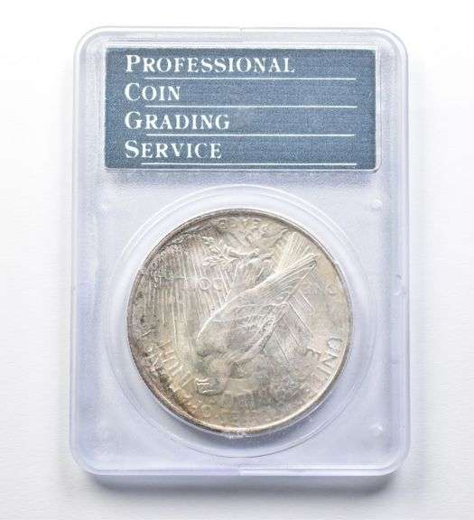 1923 Peace Silver Dollar MS64 PCGS Rattler