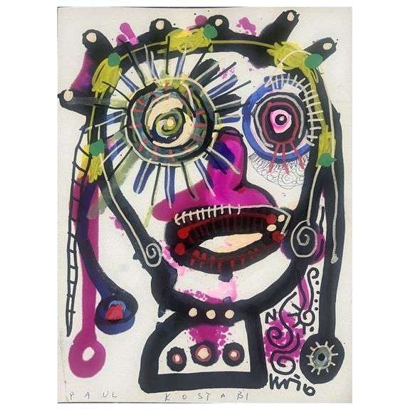 The Author and the Result by Paul Kostabi