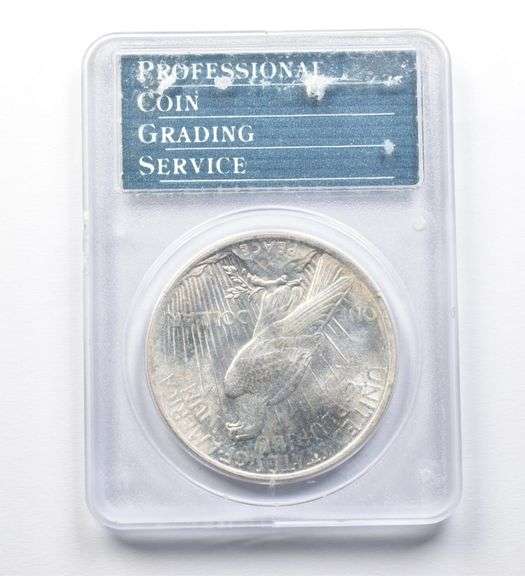 1924 Peace Silver Dollar MS64 PCGS Rattler