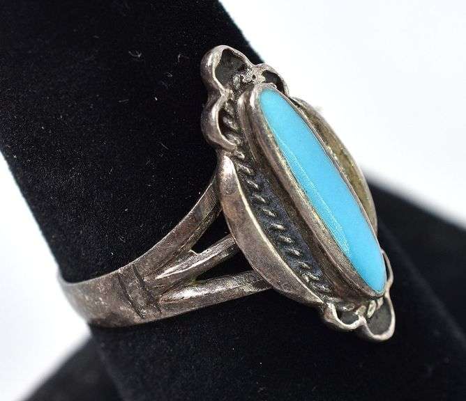 Turquoise Gemstone Ring in Sterling Silver