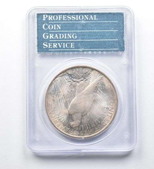 1924 Peace Silver Dollar MS64 PCGS Rattler
