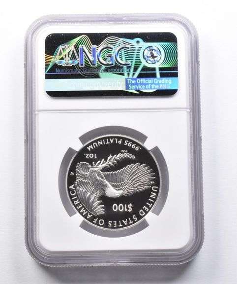 PF70 2021-W $100 American Platinum Eagle 2022 DC Mint HQ Reopening NGC