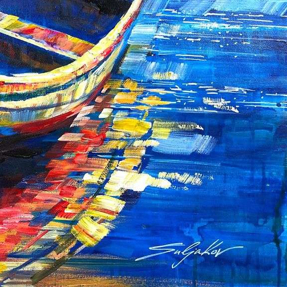 Quiet Morning on the Lake by Vadik Suljakov