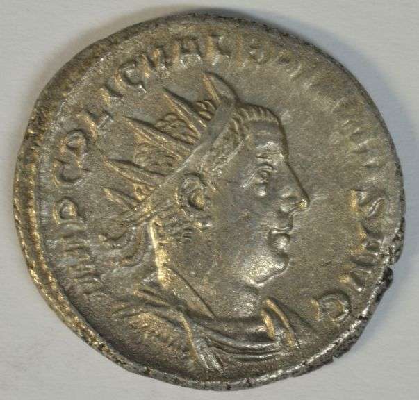 Very sharp Valerian I Roman Silver Antoninianus, 253-260 AD.