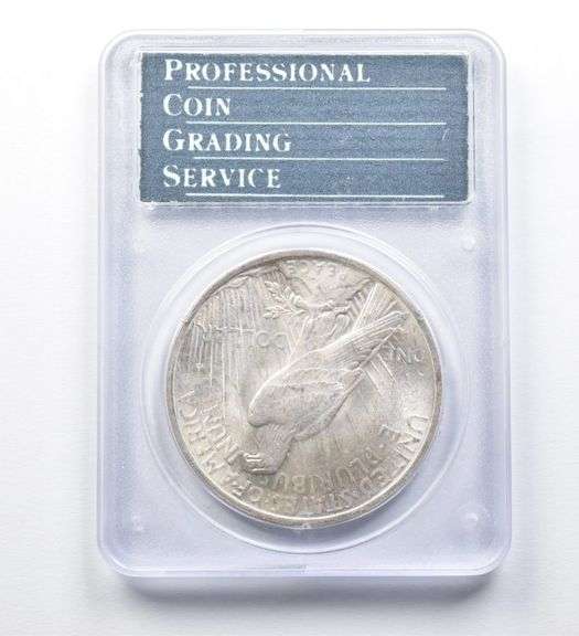 1923 Peace Silver Dollar MS64 PCGS Rattler