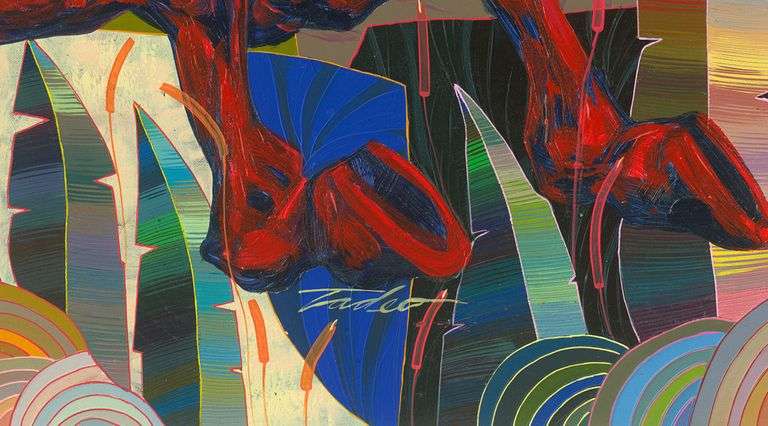 Bright, Colorful  Piece by Tadeo Zavaleta