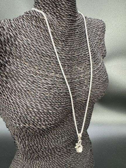 Sterling Silver Rainbow Moonstone Pendant