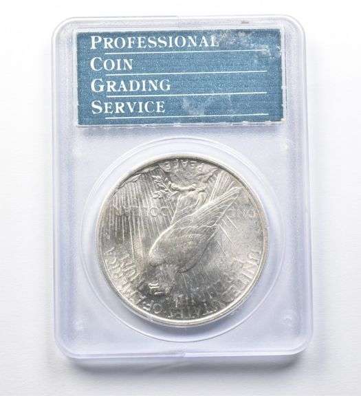 1924 Peace Silver Dollar MS64 PCGS Rattler