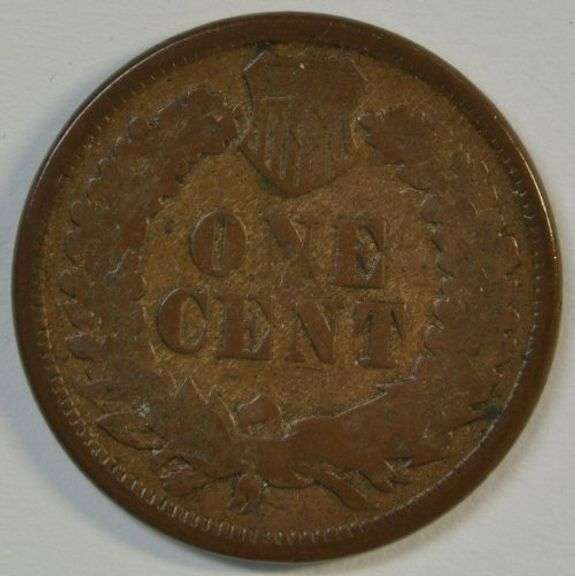THE RARE 1877 INDIAN HEAD CENT IN GOOD/VG