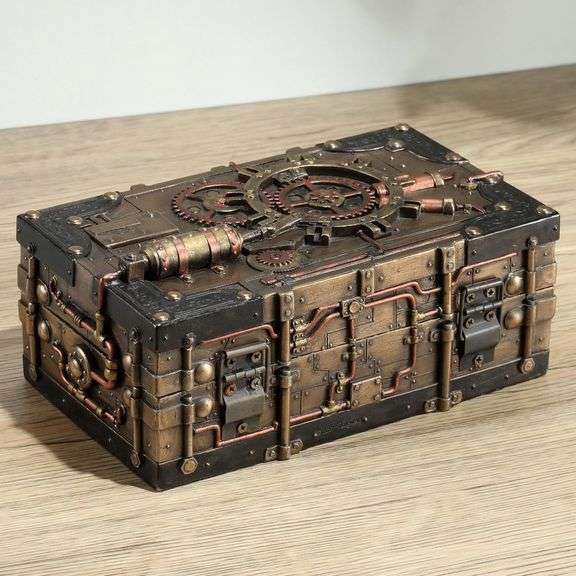 Intricate Modern Art Jewelry Box