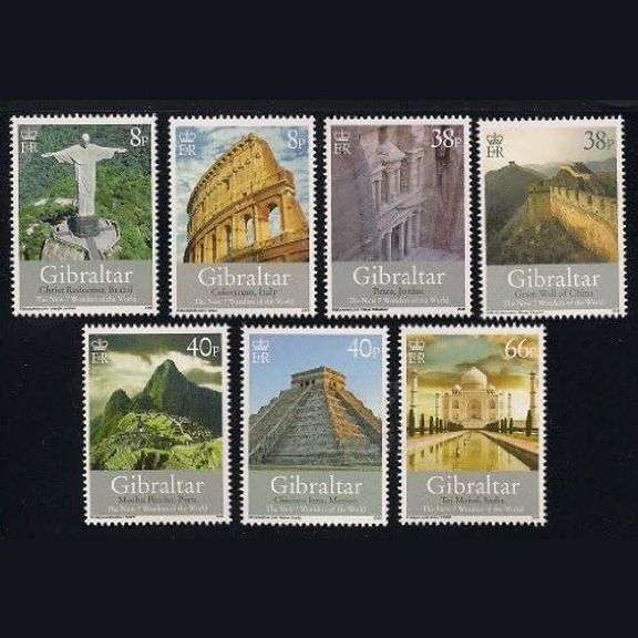 Legends of the New 7 Wonders of the World Collectible Stamps
