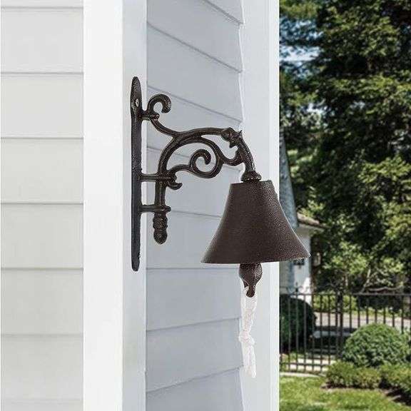 Vintage Cast Iron Wall Mounted Bell