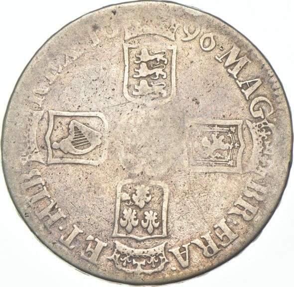 1696 Great Britain 1 Crown