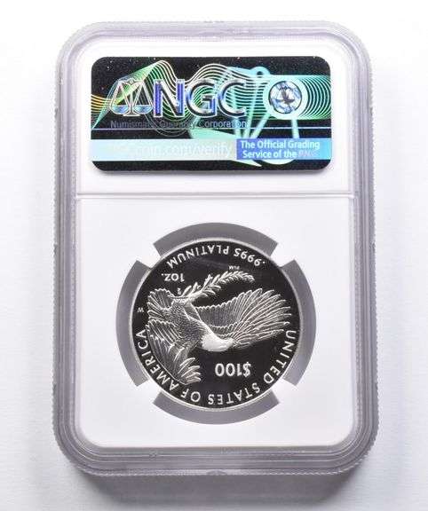PF70 2021-W $100 American Platinum Eagle 2022 DC Mint HQ Reopening NGC