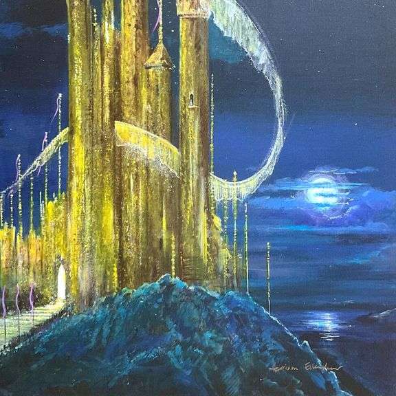 Gold Castle by Peter Ellenshaw