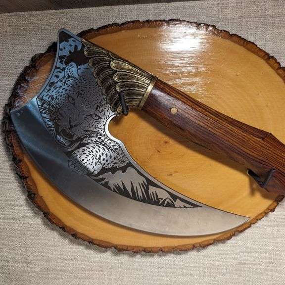 Viking Handcrafted Ulu Axe