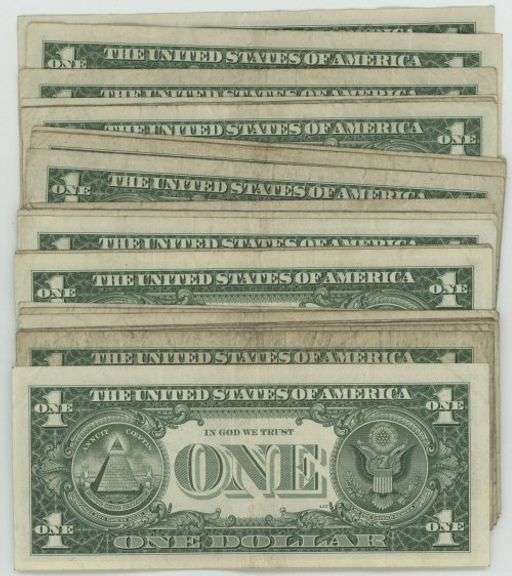 Great lot of 30 Series of 1957 $1 Silver Certificate STAR notes