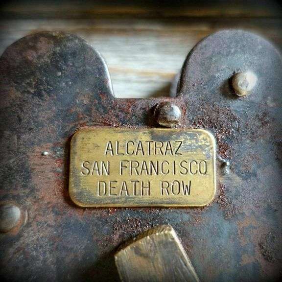 Vintage Alcatraz Padlock Cast Iron Prison Lock with Keys