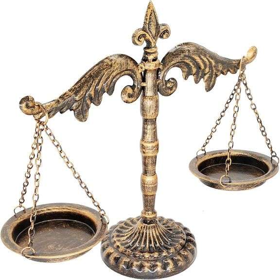Antique Libra Balance Scale Jewelry Holder