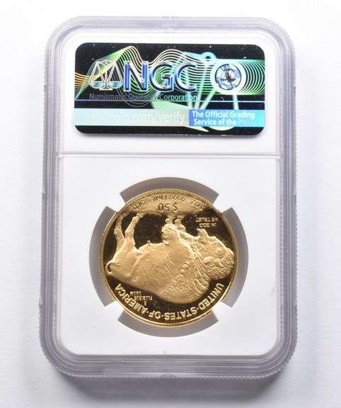 PF70 2021-W $50 American Gold Buffalo 2022 DC Mint HQ NGC