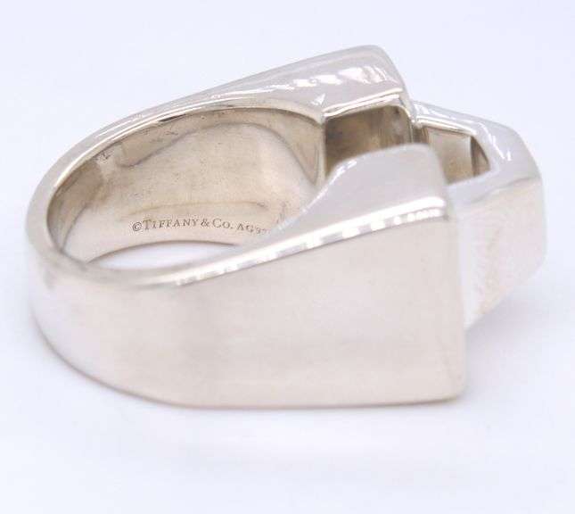 925 Sterling silver out of Retirement block ring