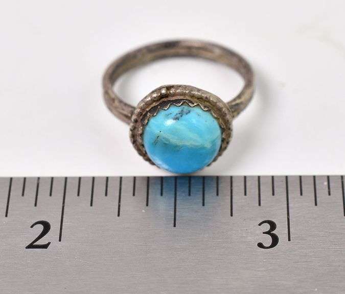 Turquoise Gemstone Ring in Sterling Silver