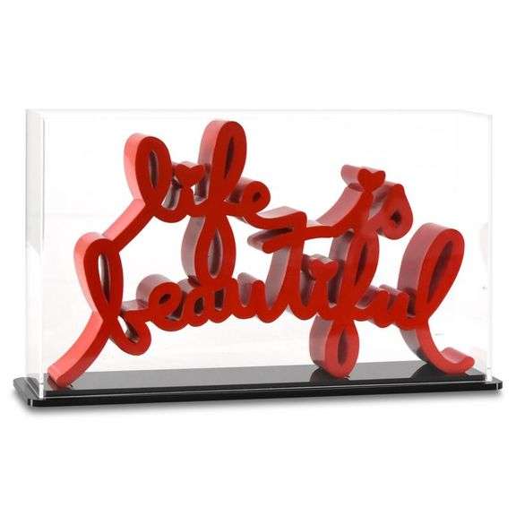 Life is Beautiful (Red) by Mr Brainwash