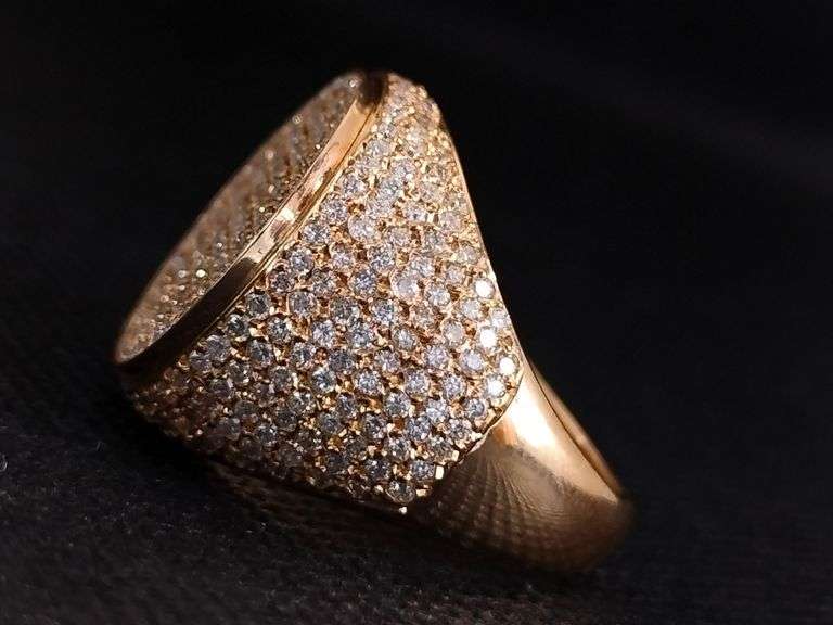 THE DIAMOND HIVE IN 18K ROSE GOLD