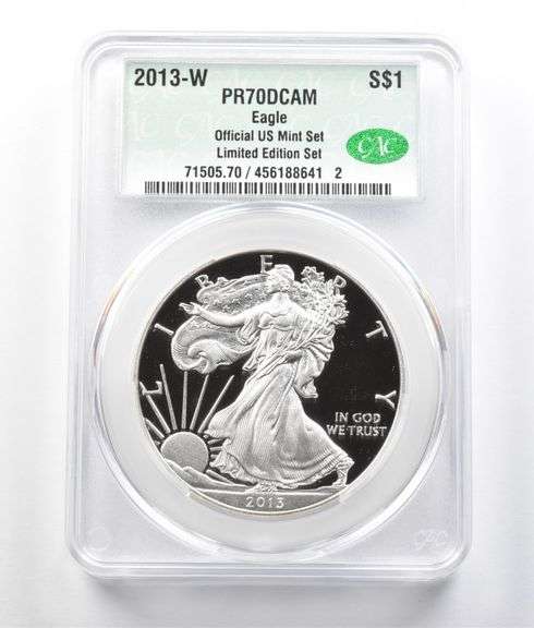 2013-W American Silver Eagle Limited Edition Set PR70 DCAM CAC CACG