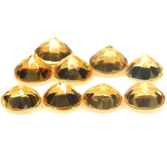 Ravishing 11.33ct top golden eye clean Citrine set