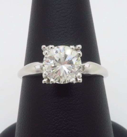 Vintage 1.45CT Solitaire Diamond Ring