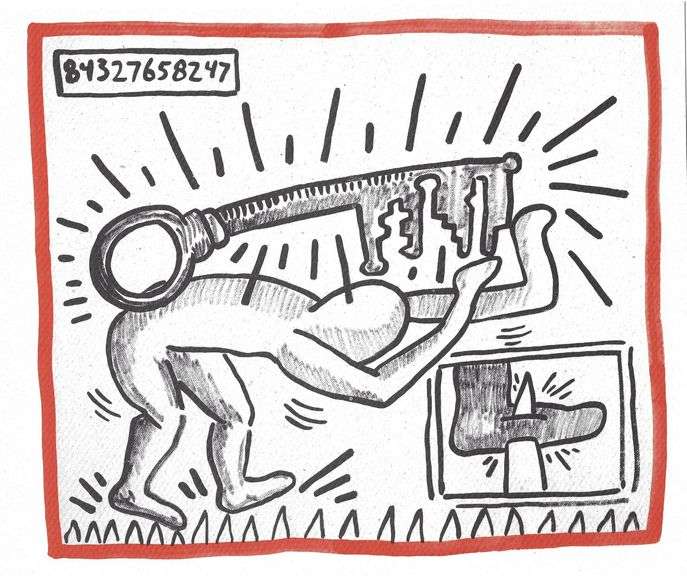 Keith Haring Untitled (from Against All Odds, 20 Drawings), 1989/1990