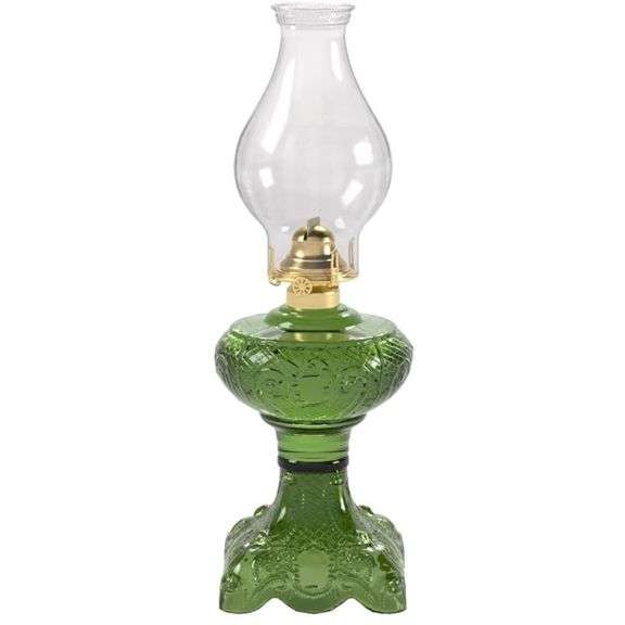 Vintage B&P Lamp Princess Feather Oil Lamp