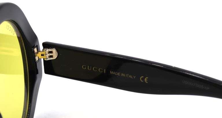 Gucci black multi color Glitter sunglasses