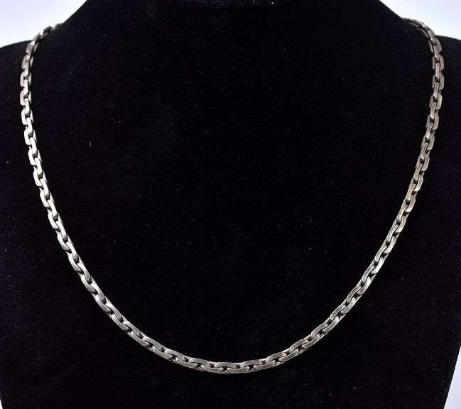 Chain link Necklace in Sterling Silver