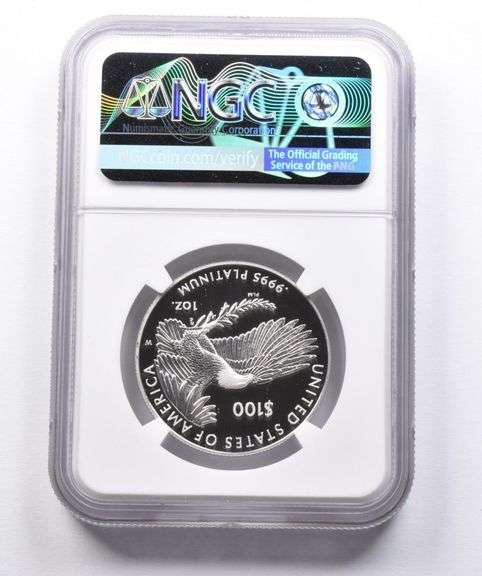 PF70 2021-W $100 American Platinum Eagle 2022 DC Mint HQ Reopening NGC